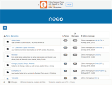 Tablet Screenshot of foro.neeo.es